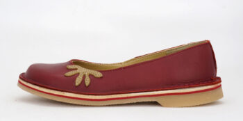Freestyle Roberta Bundu Gristle Red/Khaki Handcrafted Genuine Leather Shoes.