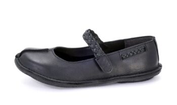 Freestyle Shelley Bundu Black Handcrafted Genuine Leather Shoes.