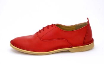 Freestyle Jocelyn Full Grain Red handcrafted Genuine Leather Shoes