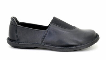Freestyle Jolene Handcrafted Genuine Leather Onspan Black Shoe.