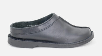 Freestyle Tera Handmade Genuine Leather Onspan Black Slip on Shoe.
