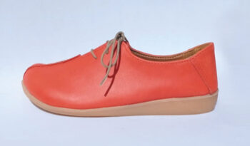 Freestyle Scarborough Handmade Onspan Tangerine Genuine Leather Shoe.