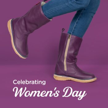 Freestyle Sutherland Purple Genuine Leather Pure Wool-lined Boot.